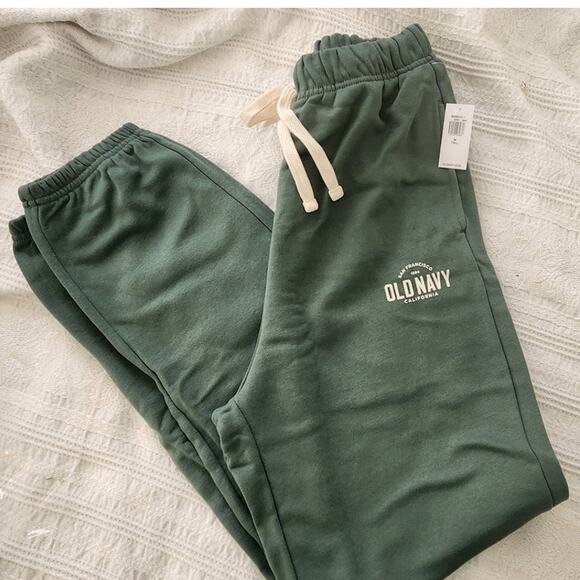 NWT Extra High Waisted Green Sweatpants M Tall an XL - Picture 6 of 9